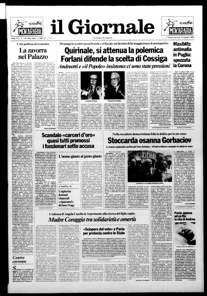 Il giornale : quotidiano del mattino